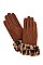 WINTER FAUX SUEDE FUR GLOVE