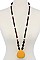 LUSH BEADS LAYER WITH STUNNING PENDANT LONG NECKLACE JY-NS-0988