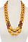 LUSH BEADS LAYERED LONG NECKLACE JY-NS-0989