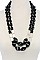LUSH BEADS LAYERED LONG NECKLACE JY-NS-0989