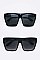Pack of 12 Oversize Square Sunglasses Set