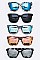 Pack of 12 Mix Print Frame Square Sunglasses Set