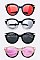 Embedded Crystal Temple Cat Eye Sunglasses