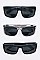 Classic Unisex Square Sunglasses Set