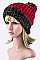 Pack of 3 pieces Trendy Mix Knit Pom Pom Beanie LA-M012