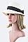 Grossgrain Fashion Straw Hat LACAE266