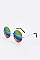 Pack of 12 Rainbow Tint Round Sunglasses Set