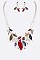 Bejeweled Crystal Statement Necklace Set