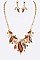 Bejeweled Crystal Statement Necklace Set