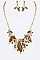 Bejeweled Crystal Statement Necklace Set