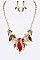 Bejeweled Crystal Statement Necklace Set