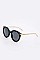 Embedded Crystal Temple Cat Eye Sunglasses