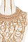 WIDE RHINESTONE BIB NECKLACE SET