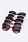 Pack of 12 Classic Cat Eye Sunglasses Set