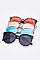 Pack of 12 Cat Eye Printed Frame Sunglasses Set