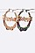 Crystal Babygirl Hoop Earrings