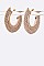 Iconic Snake Print Hoops