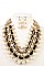 PEARL & VELVET WOVEN CHAIN NECKLACE SET