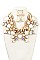 WOOD & GEM BIB NECKLACE SET