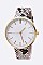 Classic Snake Printed Strap Fashion Watch