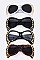 Pack of 12 pieces Iconic Teardrop Edgy Sunglasses LA113-POP8288