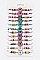 Pack of 12 Native Art Medal Drawstring Bracelets Set