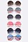 Round Oversized Gradient Sunglasses
