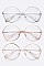 Pack of 12 Oversize Clear Lens Optical Round Glasses