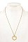 3 LAYERED HEART PENDANT NECKLACE