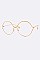 Pack of 12 Oversize Clear Lens Optical Round Glasses