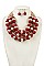 CHUNKY BEAD STATEMENT NECKLACE SET