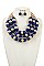 CHUNKY BEAD STATEMENT NECKLACE SET