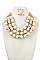 CHUNKY BEAD STATEMENT NECKLACE SET