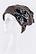 Fashionable Sequined Flower Patch Jersey Convertible Beanie LA-DT2626-MF106