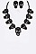 ICONIC CRYSTAL SKULL NECKLACE SET