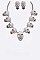 ICONIC CRYSTAL SKULL NECKLACE SET