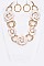 COSMOPOLITAN FLOWER STATEMENT NECKLACE SET