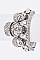 HINGED CRYSTAL SKULL BANGLE