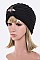 Soft Rib Embroidered BEE Patch Beanie