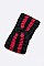 Pack of 12 Fashion Stripe Knit Winter Headband Set