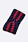 Pack of 12 Fashion Stripe Knit Winter Headband Set
