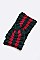 Pack of 12 Fashion Stripe Knit Winter Headband Set