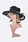 Stylish Organza Dress Hat