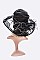 Stylish Organza Dress Hat