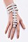 ELEGANT CRYSTAL SPIN BANGLE & RING SET