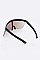 Pack of 12 Iconic Mirror Shield Sunglasses Set