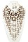 CLUSTERED FAUX PEARL BIB NECKLACE SET