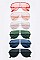 Tinted Aviator Sunglasses Set