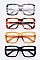 Pack of 12 Clear Lens Rectangular Glasses
