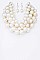 Layered Mix Pearl Necklace Set